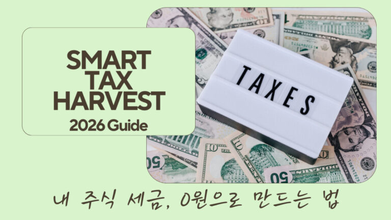 2026년 미국 주식 세금 손실 확정 전략: 연말에 세금을 줄이는 실전 매도법